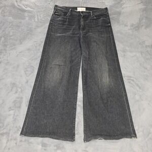 MOTHER Superior The Undercover Wide Leg Jeans Mercy Wash Size 32